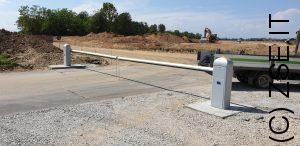 sbarra veicolare ingresso cantiere
