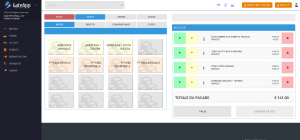 Gestionale GateApp interfaccia di vendita touch