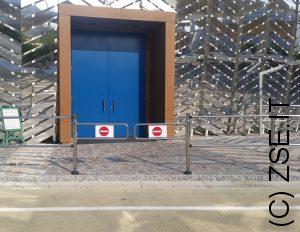 Portello meccanico uscita di sicurezza