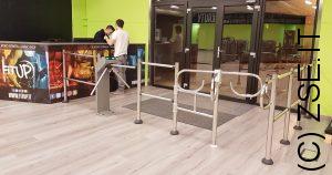 tornello ingresso palestra e girello uscita