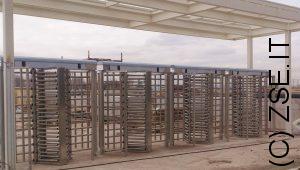 Tornello a tutta altezza ingresso stadio