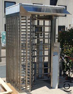 Tornello a tutta altezza singolo inox