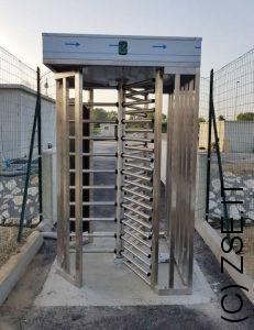 Tornello a tutta altezza singolo inox area cantiere