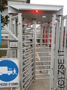 Tornello a tutta altezza singolo ingresso Azienda