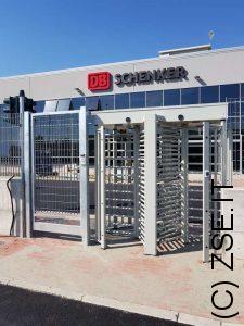 Tornello a tutta altezza doppio ingresso Azienda