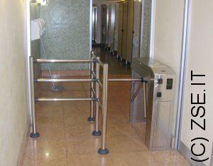 Tornello Inox bagni a pagamento